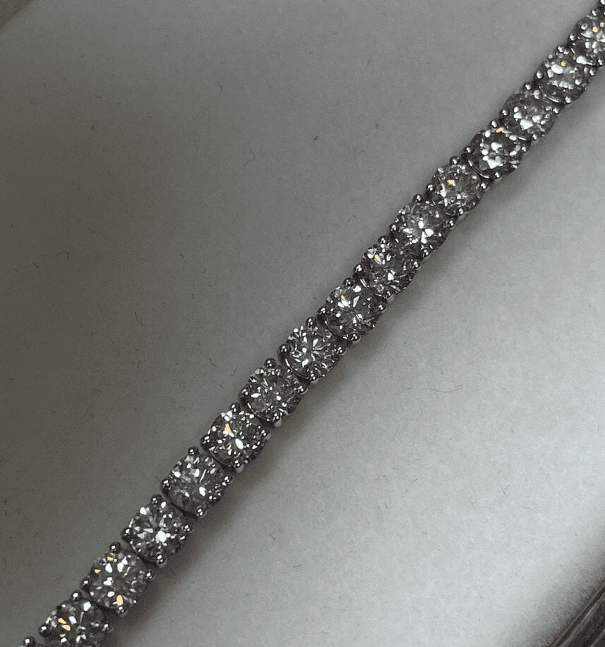 Three-Prong Lab Diamond Tennis Bracelet – Rare Carat